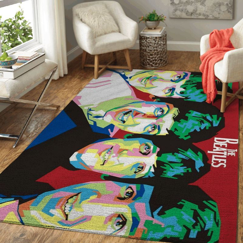 Beatles Band English Rock Band The Legend Art Iii Teppich, Teppiche - Outdoor Teppich, Teppich Wohnzimmer, Küchenteppich, Kinderzimmer, Modern