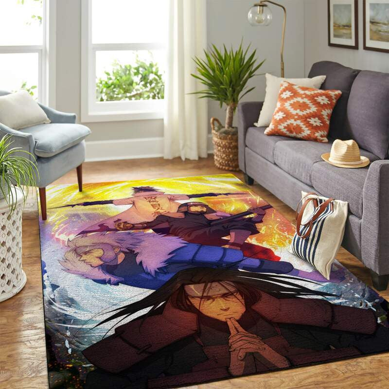 Naruto Characters Teppich, Teppiche - Outdoor Teppich, Teppich Wohnzimmer, Küchenteppich, Kinderzimmer, Modern