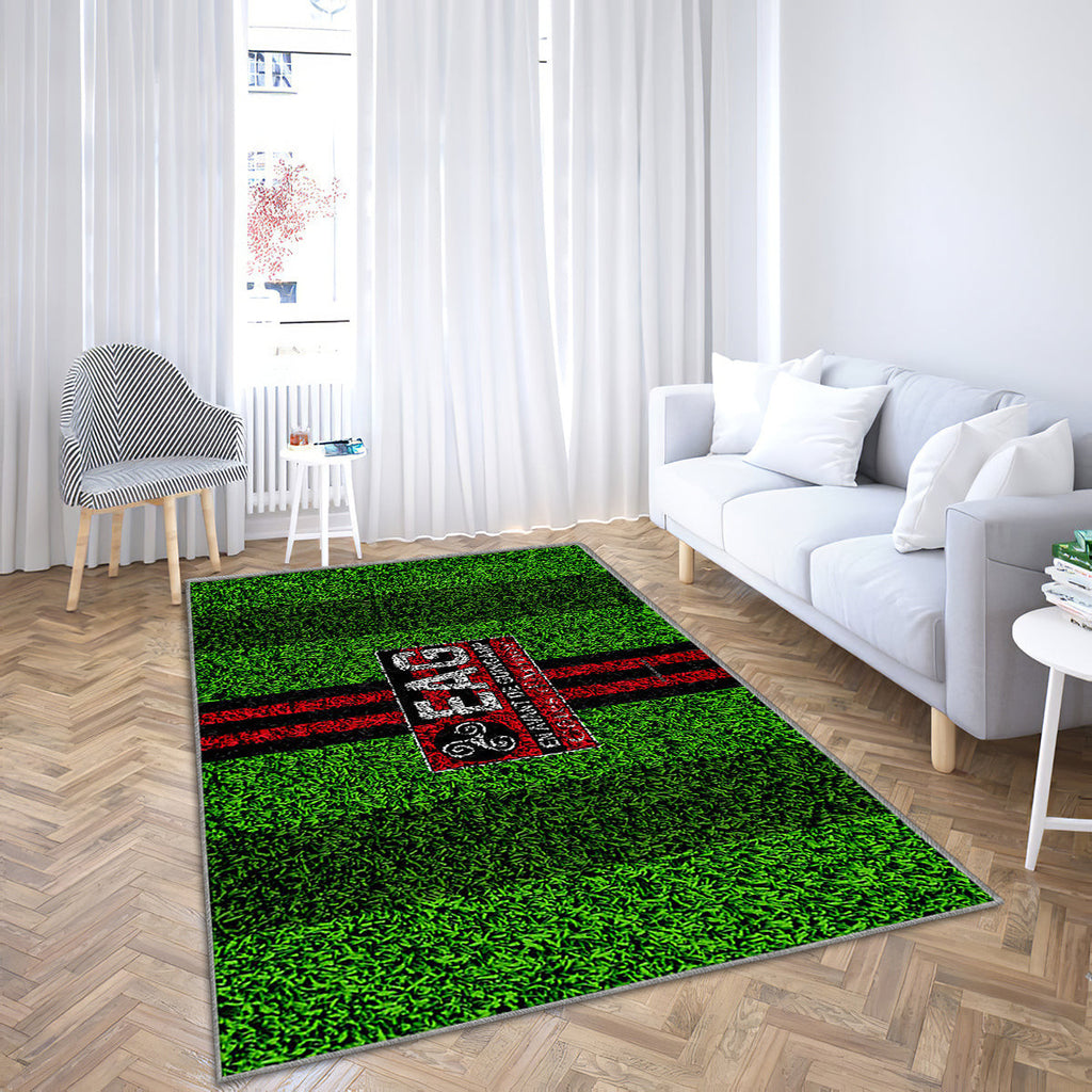 Guingamp FC Teppich, Teppiche - En Avant de Guingamp Fußballrasen Outdoor-Teppich, Wohnzimmerteppich, Küchenteppich, Kinderzimmer, Modern