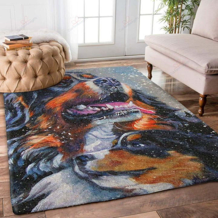 Bernese Dog Teppich, Teppiche - Outdoor Teppich, Teppich Wohnzimmer, Küchenteppich, Kinderzimmer, Modern