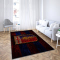 Genoa FC Fire Logo Teppich, Teppiche – Serie A Outdoor-Teppich, Wohnzimmerteppich, Küchenteppich, Kinderzimmer, Modern