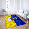 Siegen Flagge Seiden-Textur Teppich, Teppiche - Seidenfahne Outdoor-Teppich, Wohnzimmerteppich, Küchenteppich, Kinderzimmer, Modern