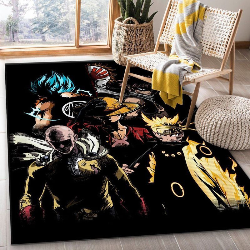 Anime Heroes Teppich, Teppiche - Outdoor Teppich, Teppich Wohnzimmer, Küchenteppich, Kinderzimmer, Modern