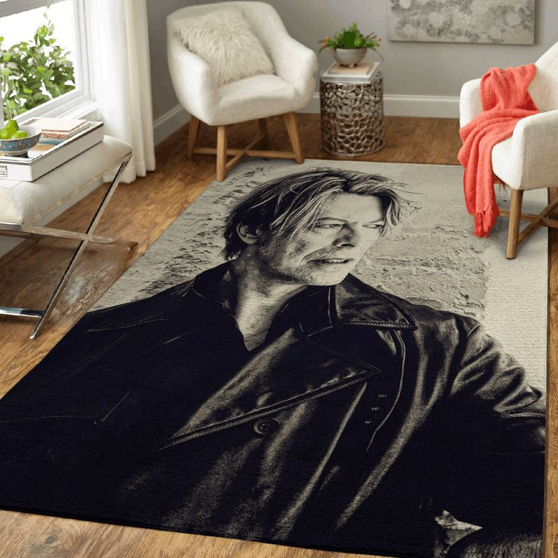 David Bowie Singer 1 Teppich, Teppiche - Outdoor Teppich, Teppich Wohnzimmer, Küchenteppich, Kinderzimmer, Modern