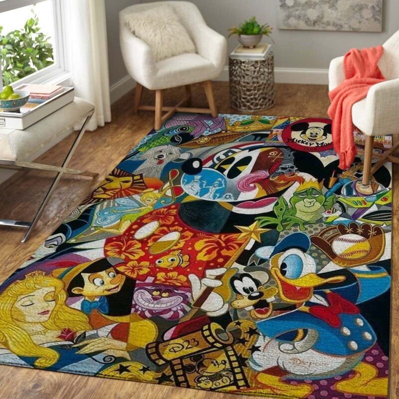 Mickey Disney Teppich, Teppiche - Outdoor Teppich, Teppich Wohnzimmer, Küchenteppich, Kinderzimmer, Modern