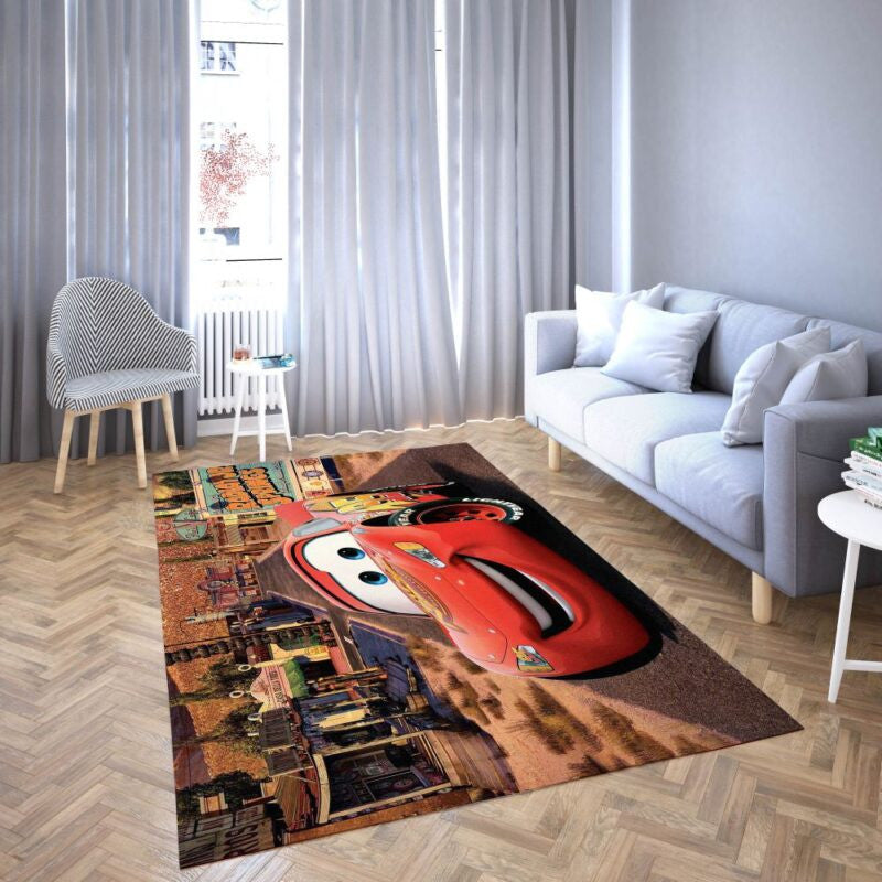 Lightning Mcqueen Car Of Disney 10 Teppich, Teppiche - Outdoor Teppich, Teppich Wohnzimmer, Küchenteppich, Kinderzimmer, Modern
