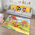 Disney Cartoon Mickey Und Minnie Mause Teppich, Teppiche - Outdoor Teppich, Teppich Wohnzimmer, Küchenteppich, Kinderzimmer, Modern