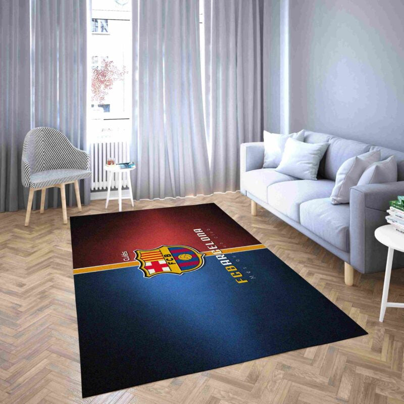 Barcelona Spirit Fußballverein Teppich, Teppiche - Outdoor Teppich, Teppich Wohnzimmer, Küchenteppich, Kinderzimmer, Modern
