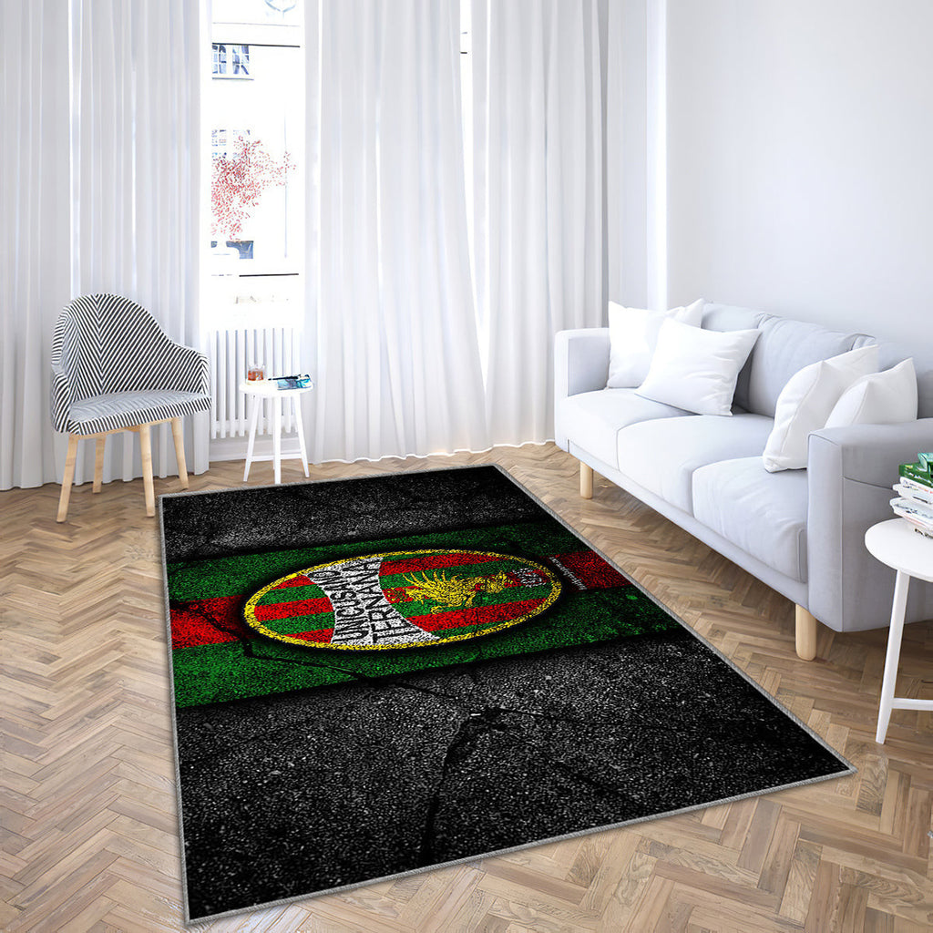 Unicusano Ternana Fc Teppich, Teppiche - Schwarzer Stein Outdoor Teppich, Teppich Wohnzimmer, Küchenteppich, Kinderzimmer, Modern