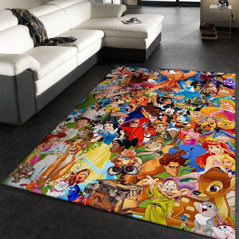 Disney Characters 9 Teppich, Teppiche - Outdoor Teppich, Teppich Wohnzimmer, Küchenteppich, Kinderzimmer, Modern