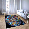 Glasmalerei Popkultur Teppich, Teppiche - Outdoor Teppich, Teppich Wohnzimmer, Küchenteppich, Kinderzimmer, Modern