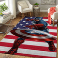 Marvel Captain America 23 Teppich, Teppiche - Outdoor Teppich, Teppich Wohnzimmer, Küchenteppich, Kinderzimmer, Modern