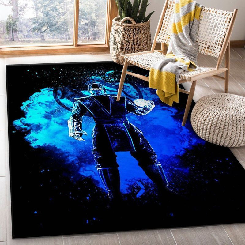Ice Ninja Mortal Kombat Teppich, Teppiche - Outdoor Teppich, Teppich Wohnzimmer, Küchenteppich, Kinderzimmer, Modern
