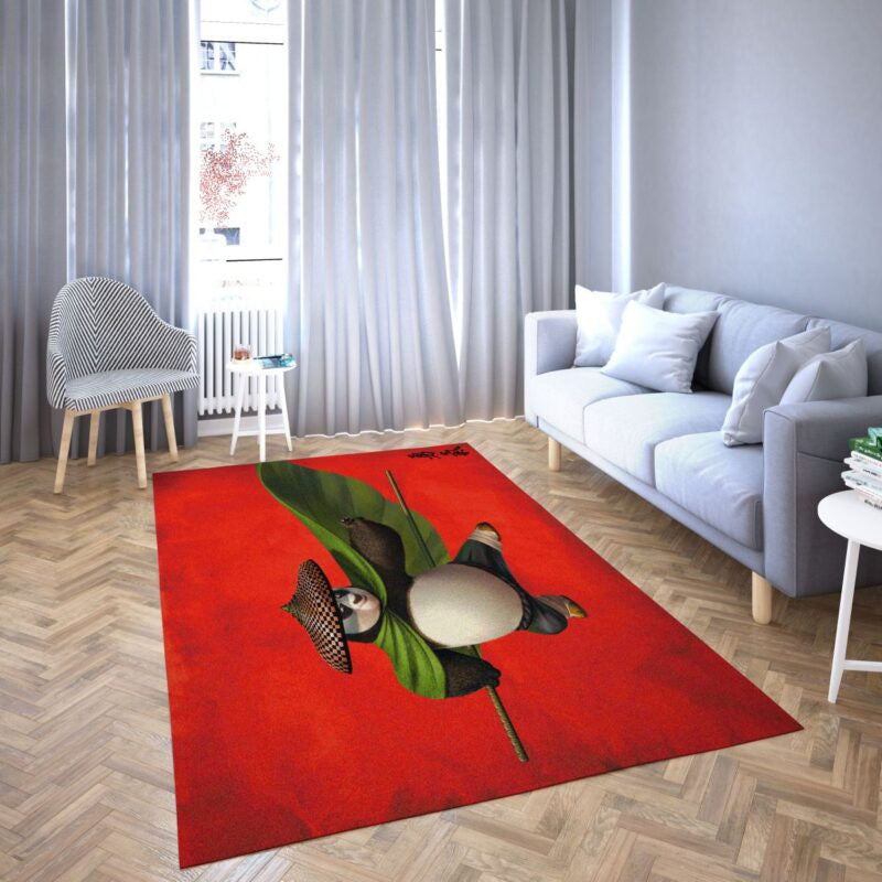 Kung Fu Panda 3 Karikatur Lieblings 6 Teppich, Teppiche - Outdoor Teppich, Teppich Wohnzimmer, Küchenteppich, Kinderzimmer, Modern