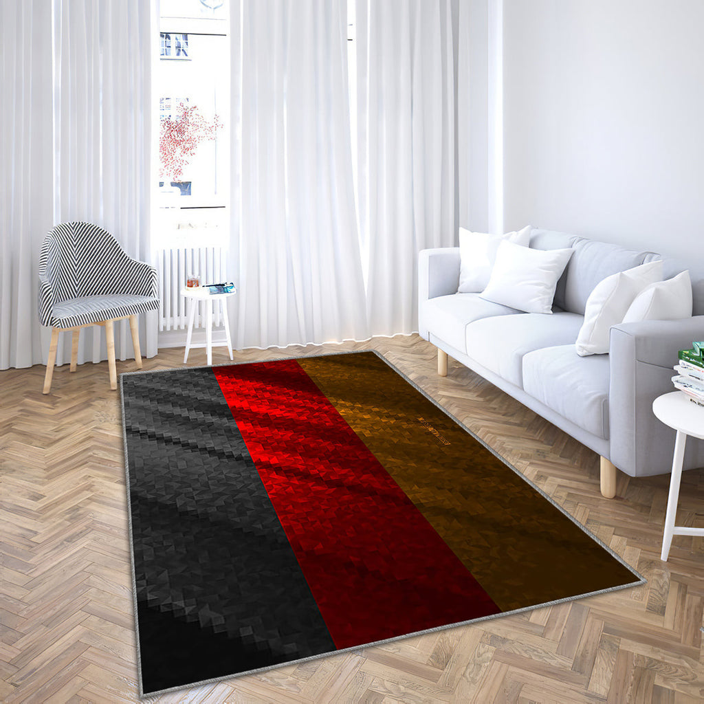 Flag Of Germany Teppich, Teppiche - Mehrfarbige Abstraktion Outdoor Teppich, Teppich Wohnzimmer, Küchenteppich, Kinderzimmer, Modern