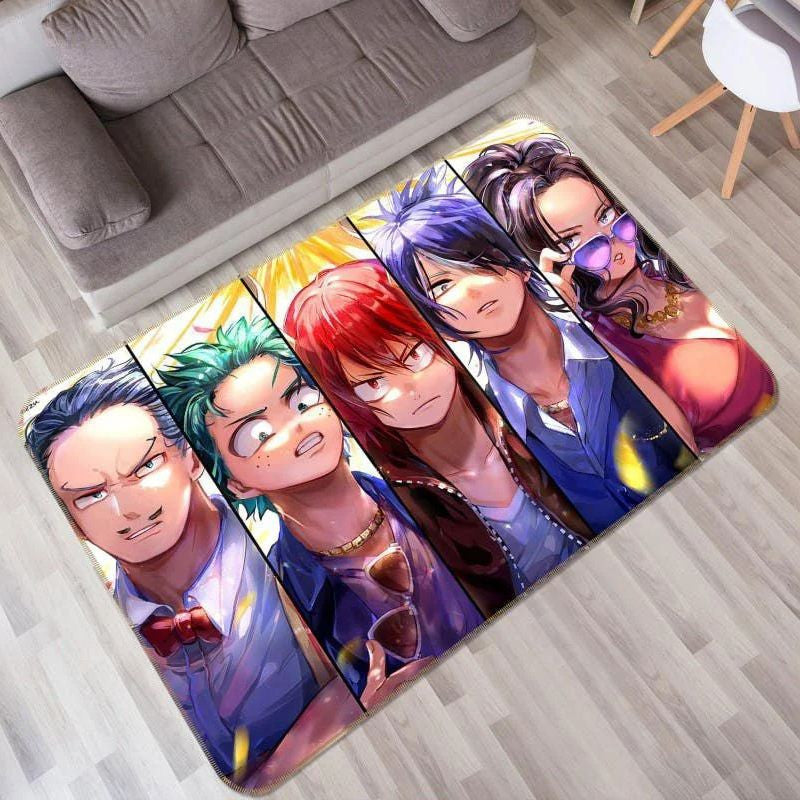 My Hero Academia Anime 32 Teppich, Teppiche - Outdoor Teppich, Teppich Wohnzimmer, Küchenteppich, Kinderzimmer, Modern