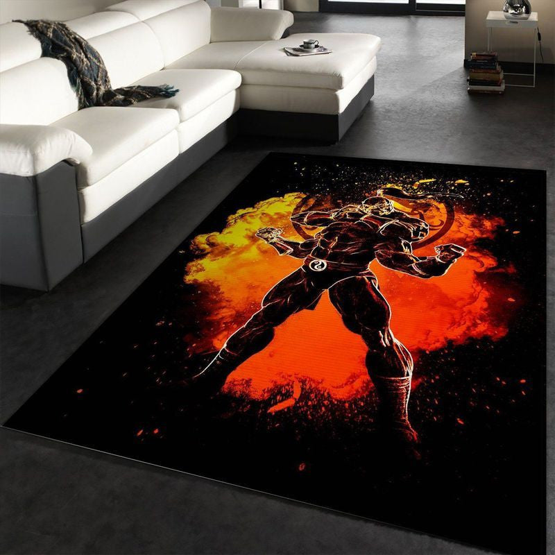 Goro Four Arms Mortal Kombat Teppich, Teppiche - Outdoor Teppich, Teppich Wohnzimmer, Küchenteppich, Kinderzimmer, Modern