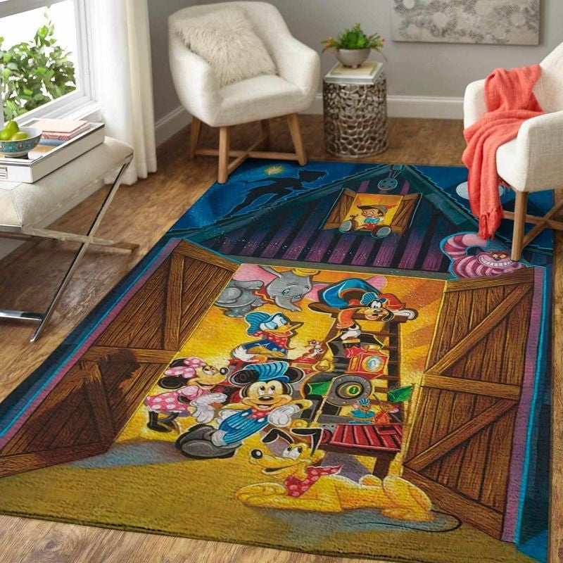Mickey Mouse Disney 44 Teppich, Teppiche - Outdoor Teppich, Teppich Wohnzimmer, Küchenteppich, Kinderzimmer, Modern