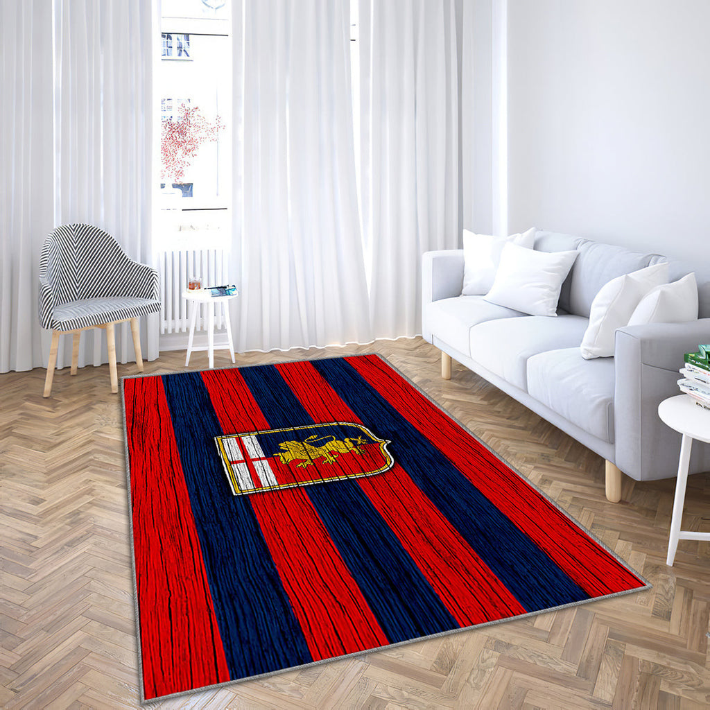 Genoa Serie A Teppich, Teppiche - FC Genua Outdoor-Teppich, Wohnzimmerteppich, Küchenteppich, Kinderzimmer, Modern