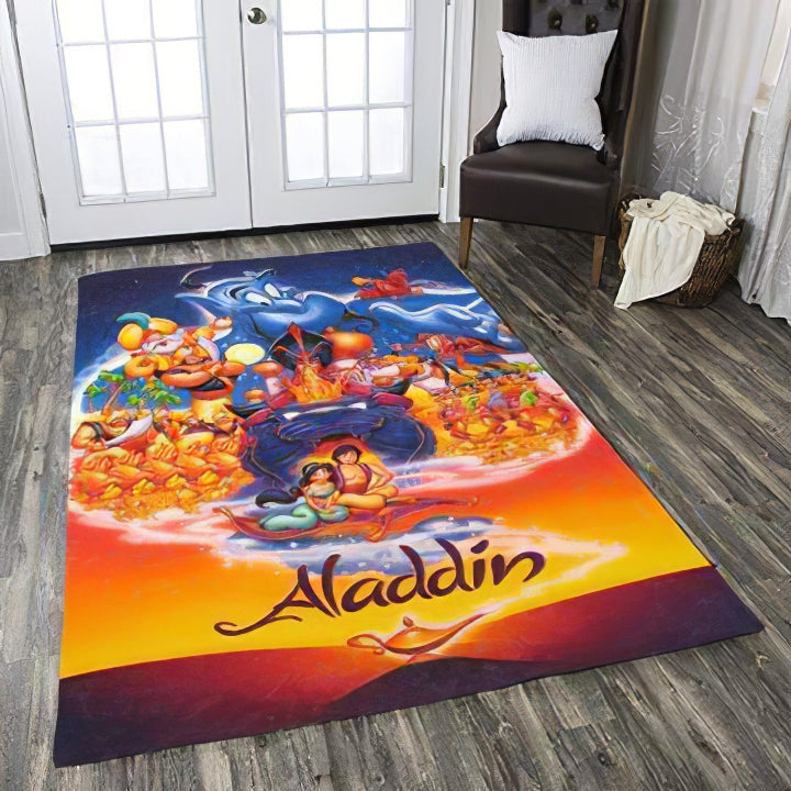 Aladdin Disney 3 Teppich, Teppiche - Outdoor Teppich, Teppich Wohnzimmer, Küchenteppich, Kinderzimmer, Modern