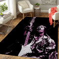 Jimi Hendrix Legend Rock Band Music Ii Teppich, Teppiche - Outdoor Teppich, Teppich Wohnzimmer, Küchenteppich, Kinderzimmer, Modern