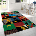 Dc Comics Justice League Minimalist Teppich, Teppiche - Outdoor Teppich, Teppich Wohnzimmer, Küchenteppich, Kinderzimmer, Modern