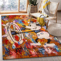Mickey Mouse Disney 26 Teppich, Teppiche - Outdoor Teppich, Teppich Wohnzimmer, Küchenteppich, Kinderzimmer, Modern