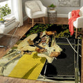 Jimi Hendrix Check Audio Music Legend Art Teppich, Teppiche - Outdoor Teppich, Teppich Wohnzimmer, Küchenteppich, Kinderzimmer, Modern