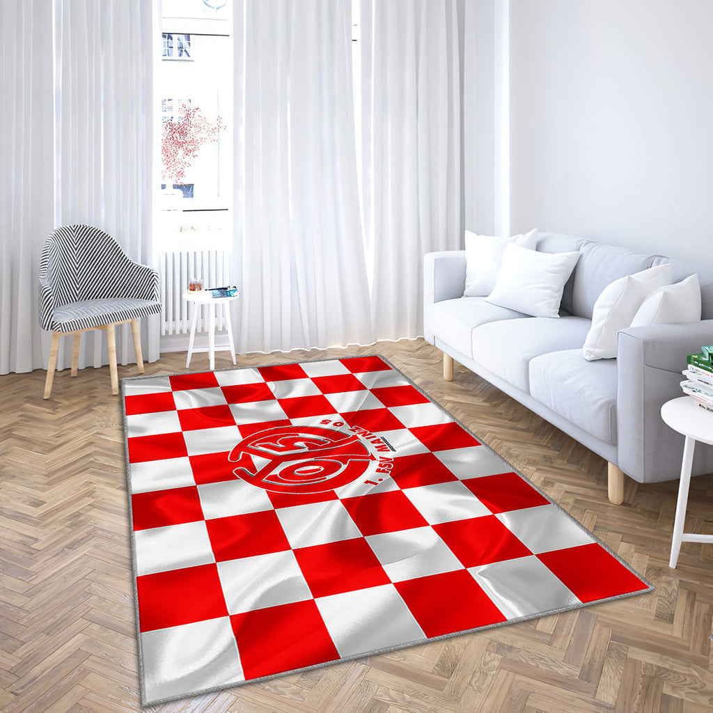 FSV Mainz 05 Logo Teppich, Teppiche – Kreative Kunst Outdoor-Teppich, Wohnzimmerteppich, Küchenteppich, Kinderzimmer, modern