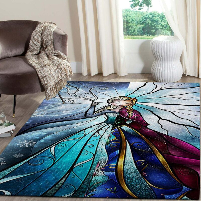 Elsa Sv Anna Disney Teppich, Teppiche - Outdoor Teppich, Teppich Wohnzimmer, Küchenteppich, Kinderzimmer, Modern