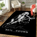 Neil Young Music Art Teppich, Teppiche - Outdoor Teppich, Teppich Wohnzimmer, Küchenteppich, Kinderzimmer, Modern
