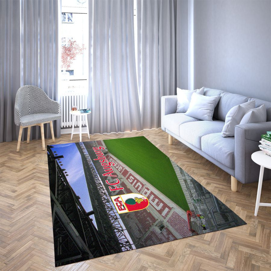 Augsburg LieblingsFußballverein 1 Teppich, Teppiche - Outdoor Teppich, Teppich Wohnzimmer, Küchenteppich, Kinderzimmer, Modern