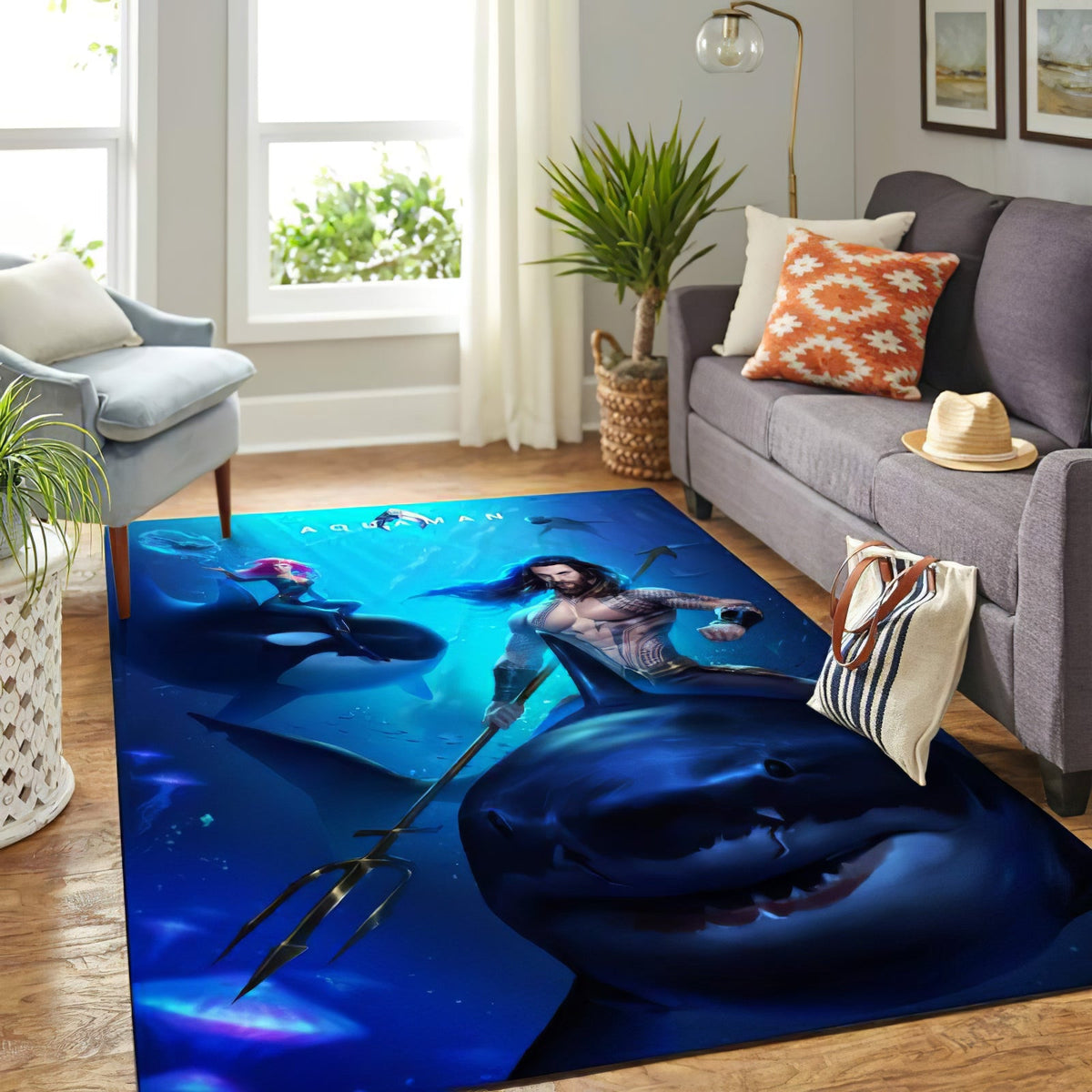 Aquaman Teppich, Teppiche - Outdoor Teppich, Teppich Wohnzimmer, Küchenteppich, Kinderzimmer, Modern
