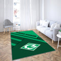 Sv Werder Bremen Material Design Teppich, Teppiche - Werder-Emblem Outdoor Teppich, Teppich Wohnzimmer, Küchenteppich, Kinderzimmer, Modern
