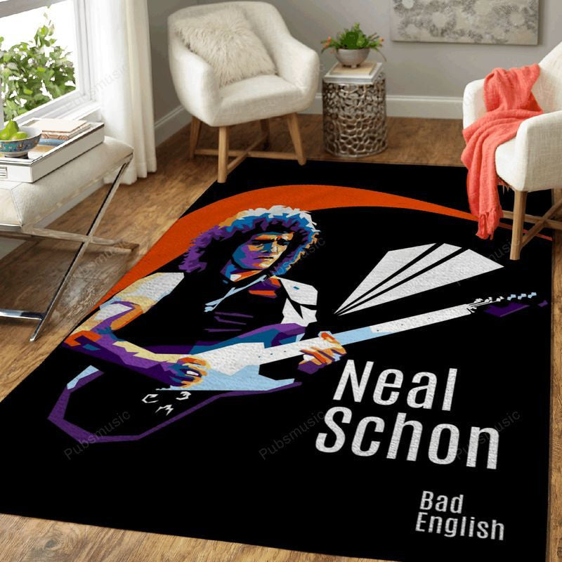 Neal Schon Music Art Teppich, Teppiche - Outdoor Teppich, Teppich Wohnzimmer, Küchenteppich, Kinderzimmer, Modern