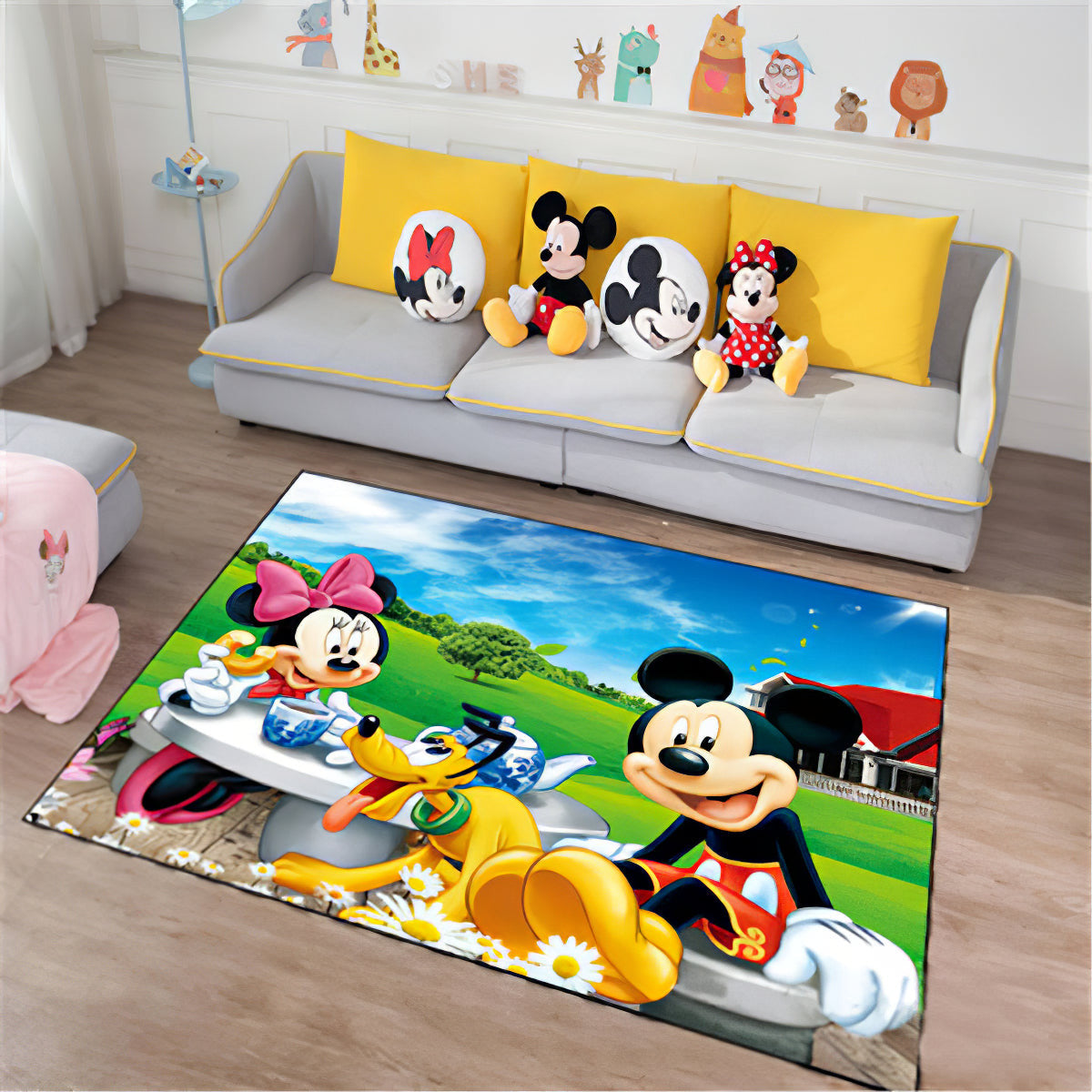 Mickeye Teppich, Teppiche - Outdoor Teppich, Teppich Wohnzimmer, Küchenteppich, Kinderzimmer, Modern