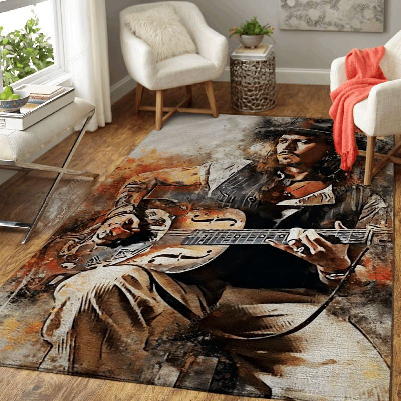 Johnny Depp Music World Art Teppich, Teppiche - Outdoor Teppich, Teppich Wohnzimmer, Küchenteppich, Kinderzimmer, Modern