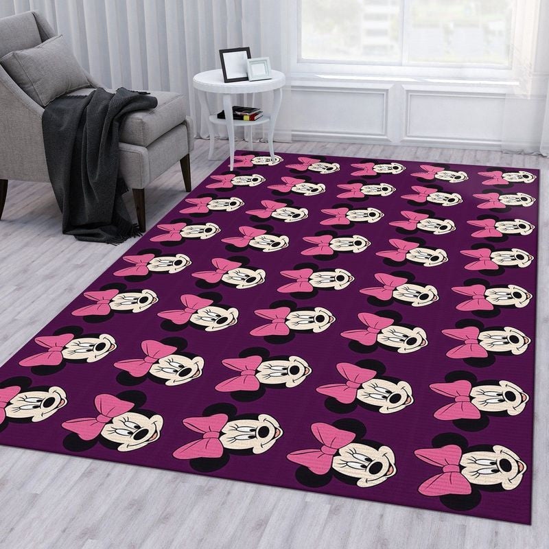 Minnie Mouse Disney 19 Teppich, Teppiche - Outdoor Teppich, Teppich Wohnzimmer, Küchenteppich, Kinderzimmer, Modern