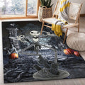 Disney Jack Skellington The Nightmare Teppich, Teppiche - Outdoor Teppich, Teppich Wohnzimmer, Küchenteppich, Kinderzimmer, Modern
