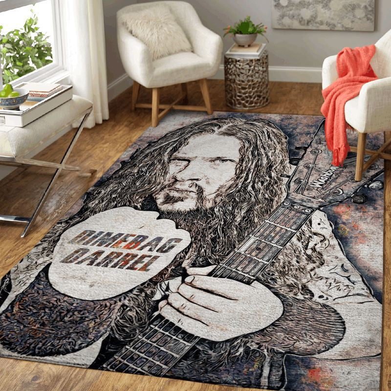 Dimebag Darrel Guitarist 1 Teppich, Teppiche - Outdoor Teppich, Teppich Wohnzimmer, Küchenteppich, Kinderzimmer, Modern