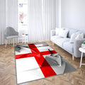 Flagge von England Teppich, Teppiche - Geometrischer Kunst-Outdoorteppich, Wohnzimmerteppich, Küchenteppich, Kinderzimmer, Modern