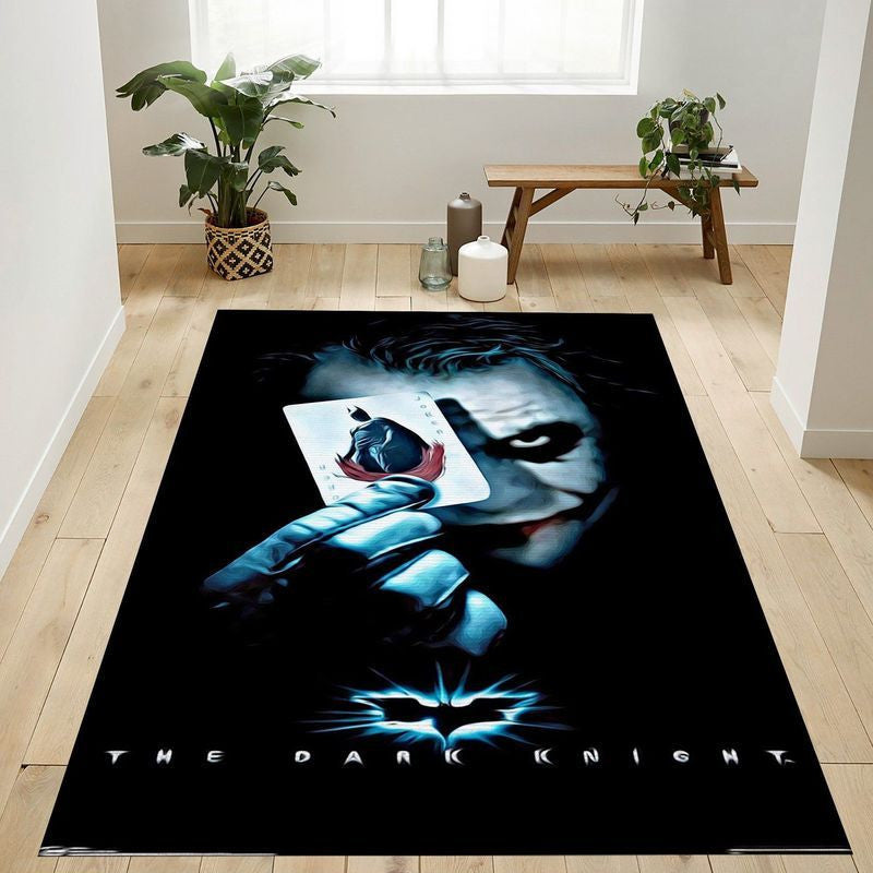 Joker Suicide Squad Dc Comics Movie The Dark Knight Teppich, Teppiche - Outdoor Teppich, Teppich Wohnzimmer, Küchenteppich, Kinderzimmer, Modern