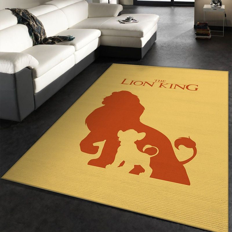 Lion King 1 Teppich, Teppiche - Outdoor Teppich, Teppich Wohnzimmer, Küchenteppich, Kinderzimmer, Modern
