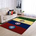 Avengers Marval Uperhelden Erkennungssymbole Teppich, Teppiche - Outdoor Teppich, Teppich Wohnzimmer, Küchenteppich, Kinderzimmer, Modern