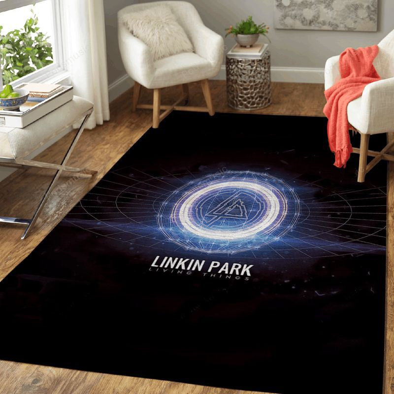 Linkin Park Music Artworks Art Teppich, Teppiche - Outdoor Teppich, Teppich Wohnzimmer, Küchenteppich, Kinderzimmer, Modern