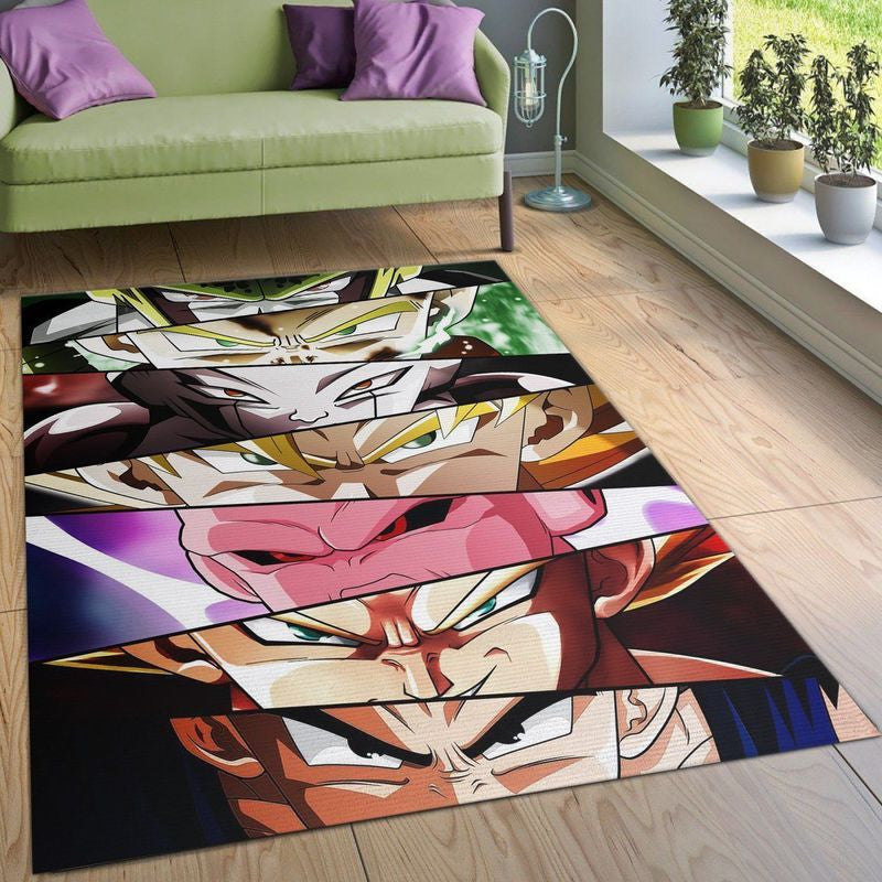 Dragonball Eyes 2 Anime Teppich, Teppiche - Outdoor Teppich, Teppich Wohnzimmer, Küchenteppich, Kinderzimmer, Modern
