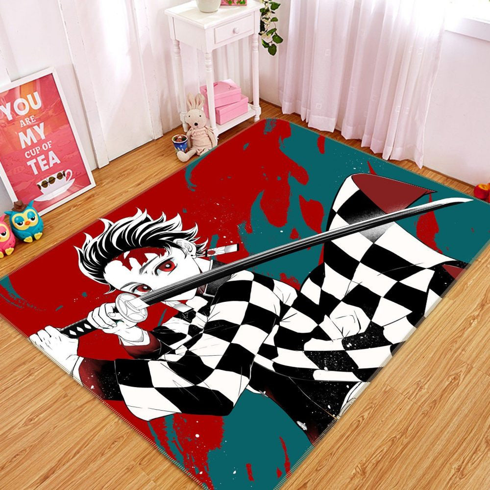 Kimetsu No Yaiba Anime 18 Teppich, Teppiche - Outdoor Teppich, Teppich Wohnzimmer, Küchenteppich, Kinderzimmer, Modern
