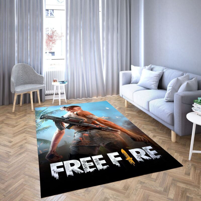 Free Fire Spiel Favorit 4 Teppich, Teppiche - Outdoor Teppich, Teppich Wohnzimmer, Küchenteppich, Kinderzimmer, Modern