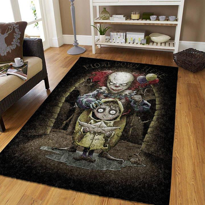 Es Schweben Hier Unten Halloween Teppich, Teppiche - Outdoor Teppich, Teppich Wohnzimmer, Küchenteppich, Kinderzimmer, Modern