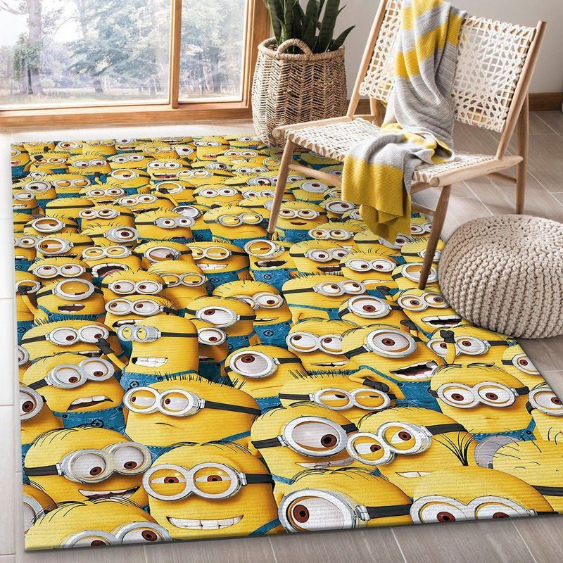 Minion Cute Lover Teppich, Teppiche - Outdoor Teppich, Teppich Wohnzimmer, Küchenteppich, Kinderzimmer, Modern